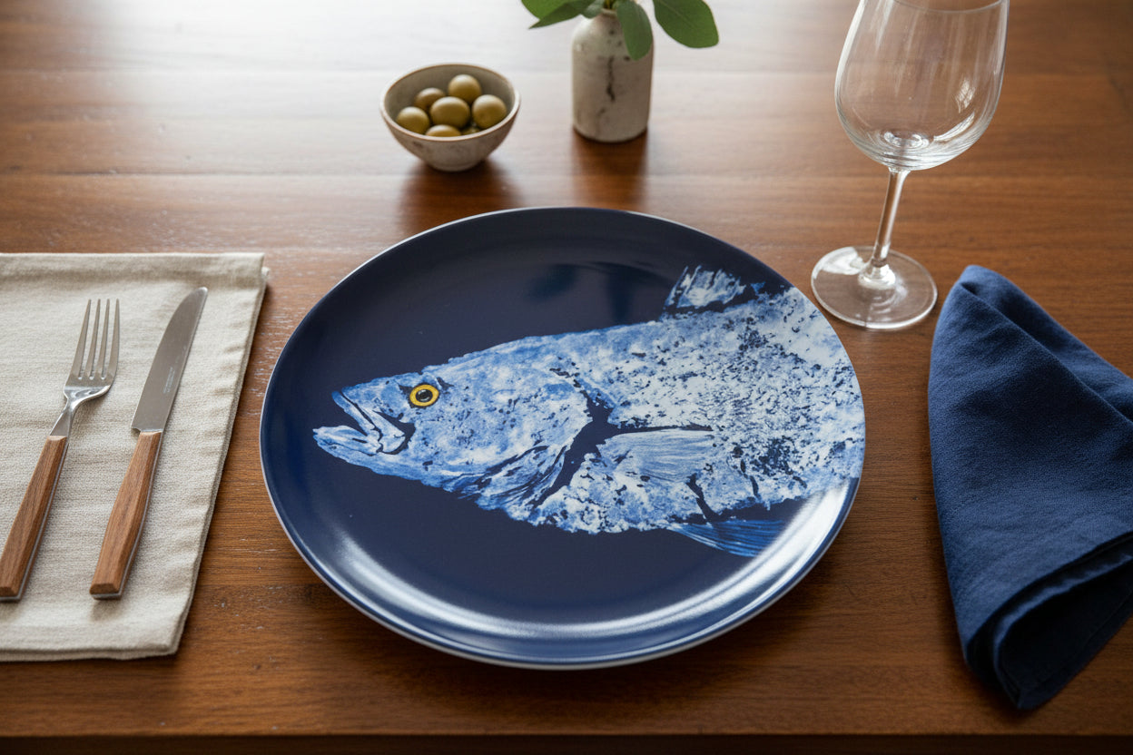 Melamine Fish Plate