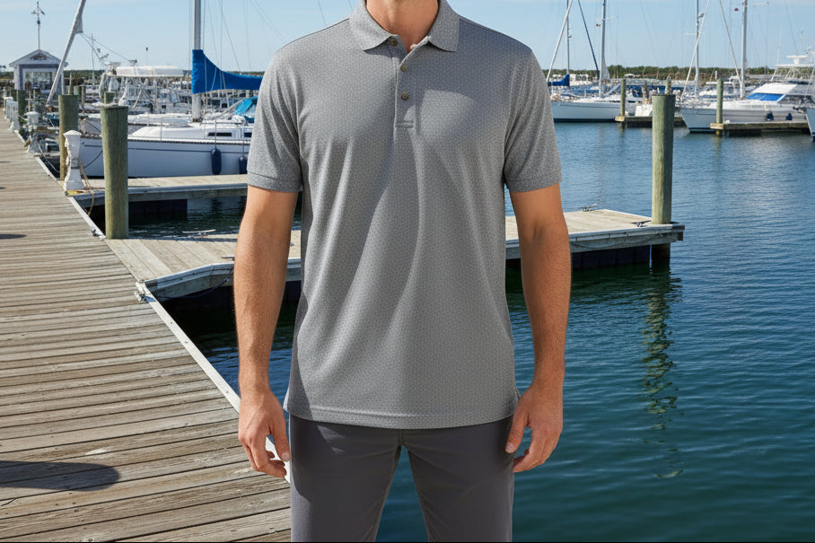 Fair Harbor Light Blue Geo