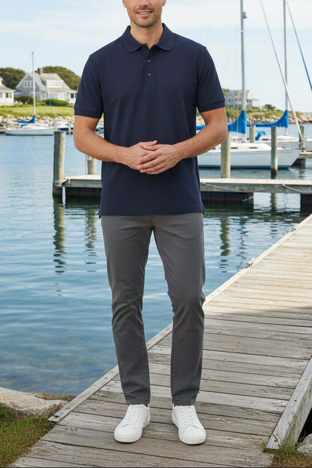 Fair Harbor Pacific Polo Navy