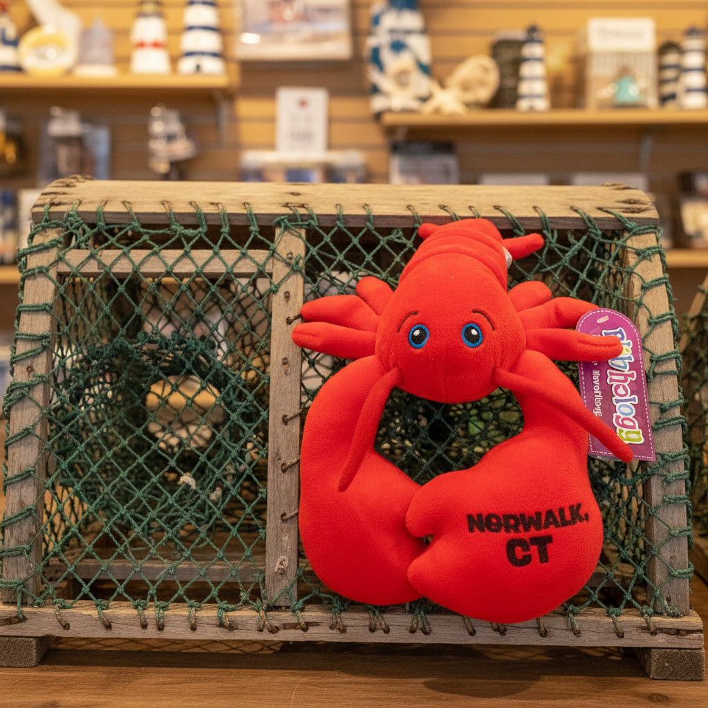 Plushology 6": Squishy Lobster. Norwalk CT