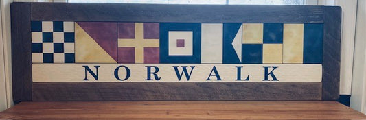 Norwalk Nautical Flag Sign