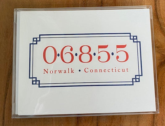 Norwalk Zip Code Note Cards