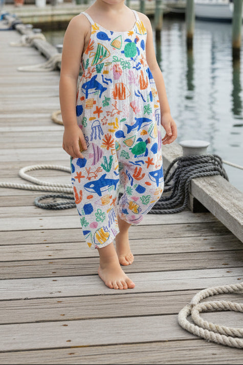 Angel Dear Tie Back Romper