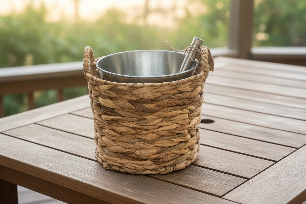 Water Hyacinth Ice Bucket