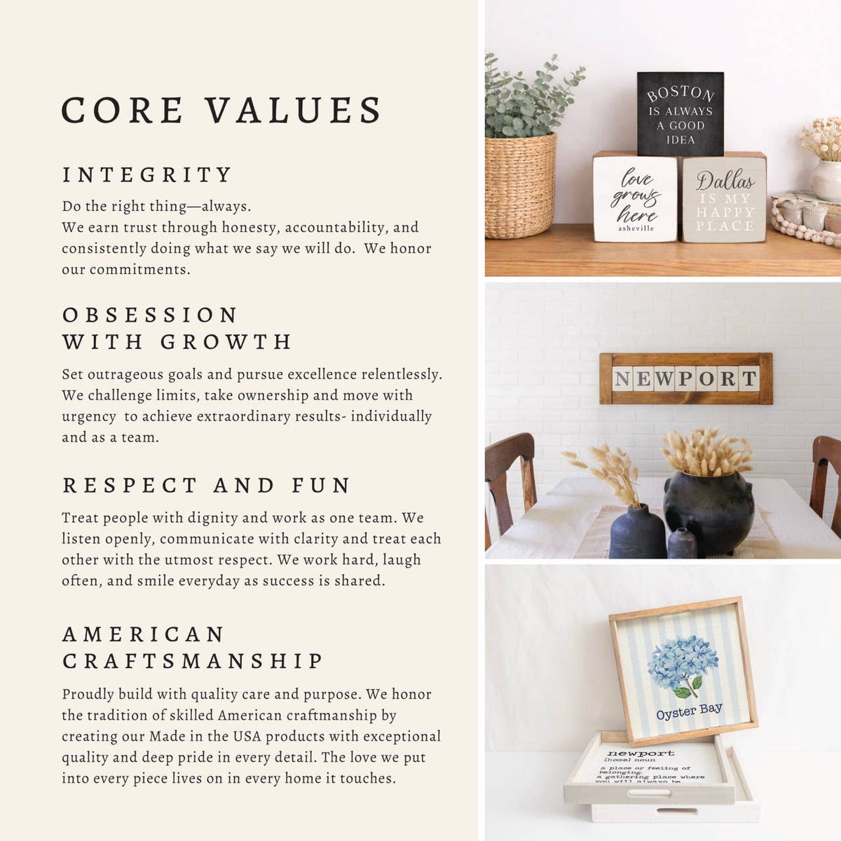 Oysters Coaster Set | Coastal Decor | Wooden Coasters