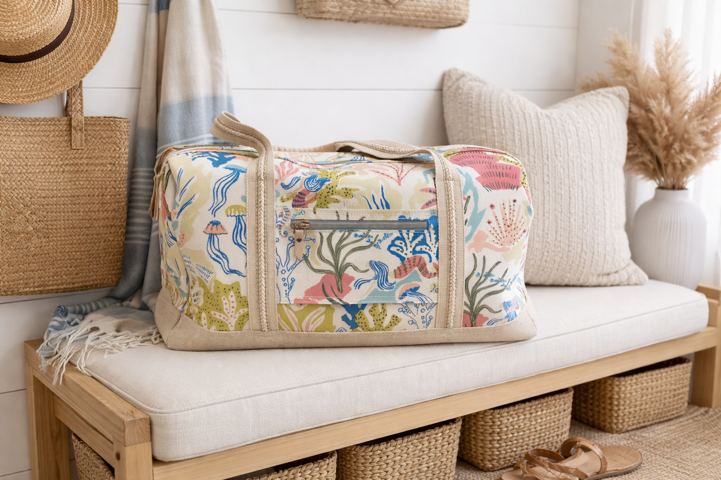 Spartina Fiesta Duffle Mermaid Sea