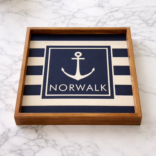 Norwalk Anchor Wood Tray
