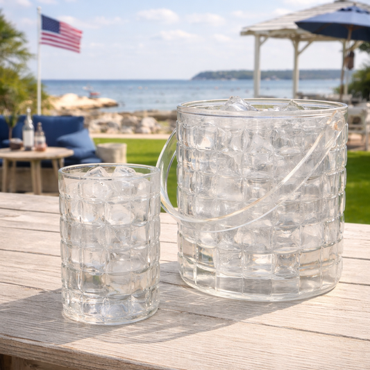 Cubed Drinking Glass