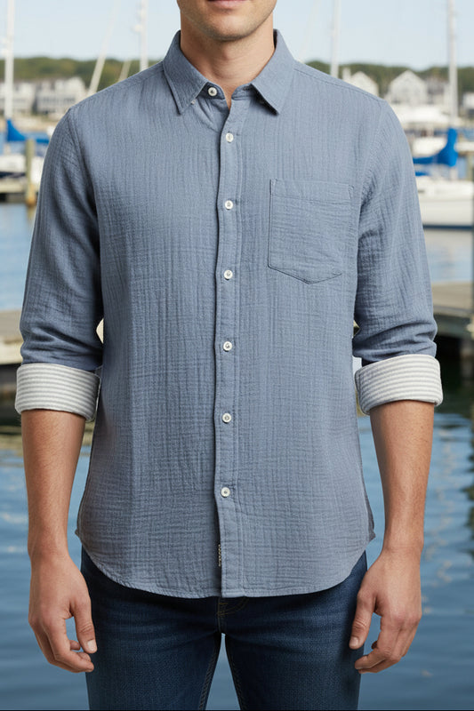 Fair Harbor Oceanfront Maritime Shirt