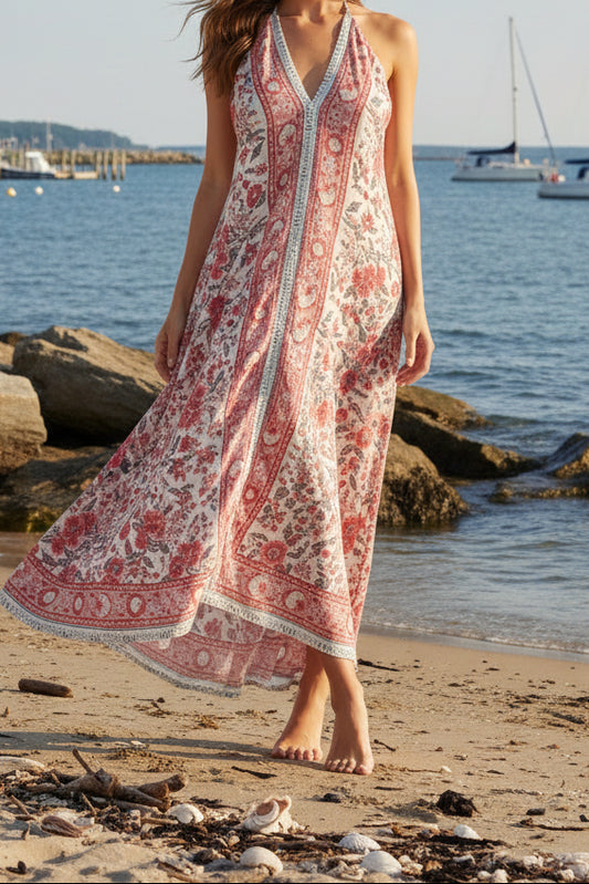 Guava Lane Floral Beach Dress