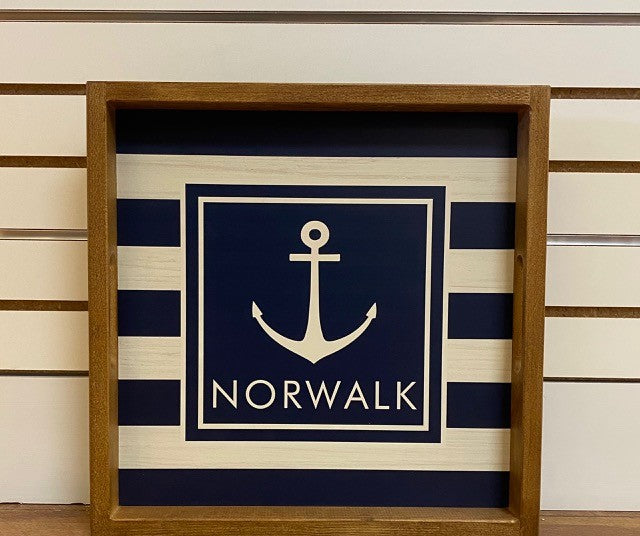 Norwalk Anchor Wood Tray