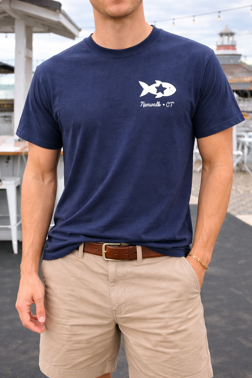 American Flag Fish T Shirt