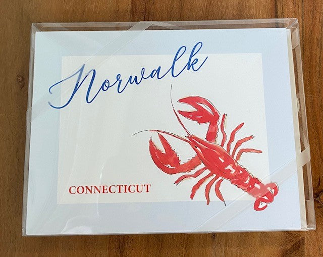 Norwalk Lobster Note Cards