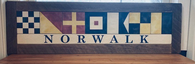 Norwalk Nautical Flag Sign