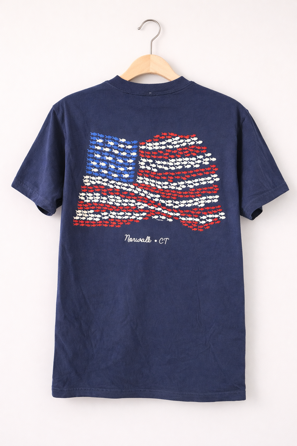 American Flag Fish T Shirt