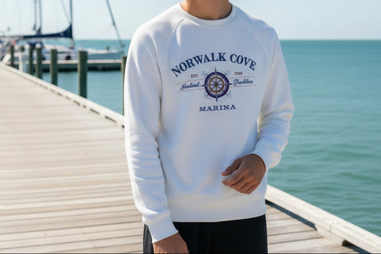 Norwalk Cove Marina Jacquard Sweatshirt