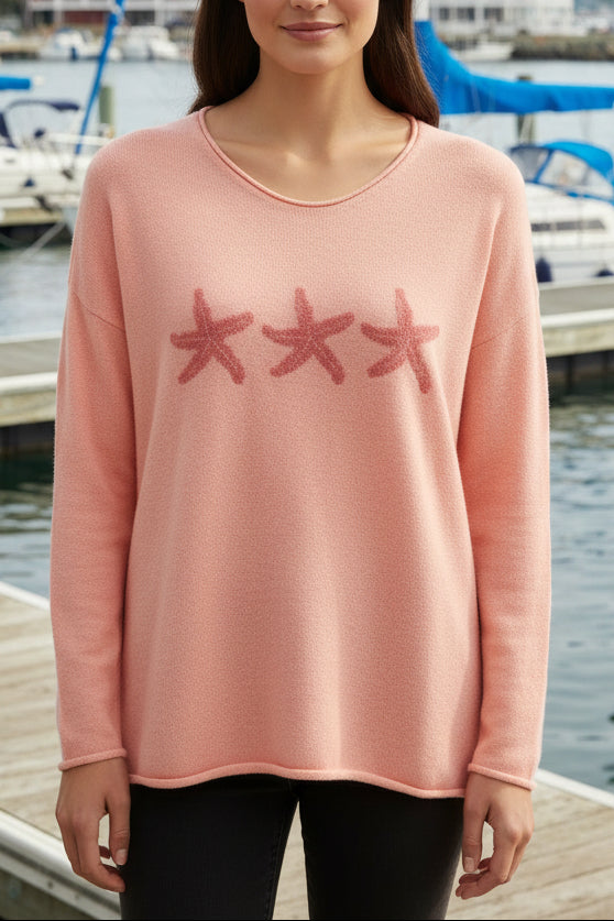 Top It Off Star Fish Sweater