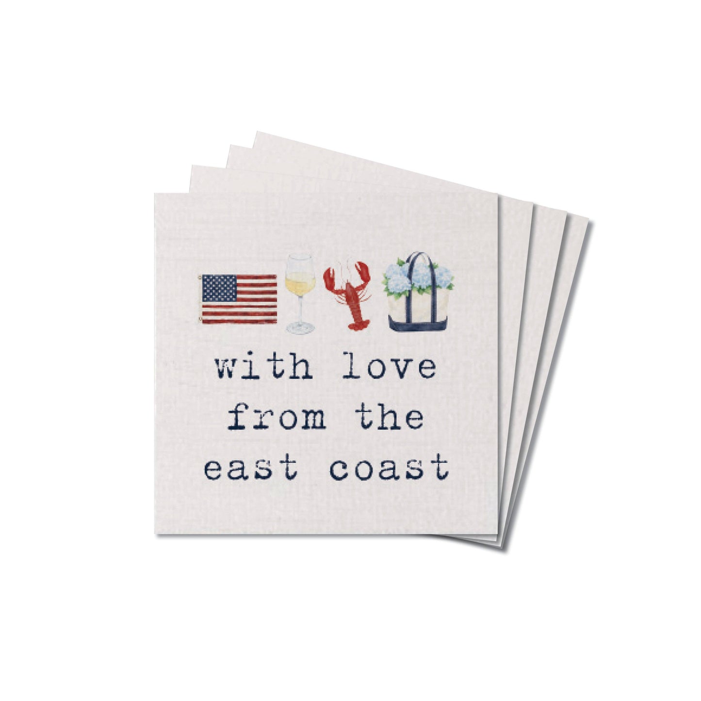 With Love from the East Coast Coaster Set