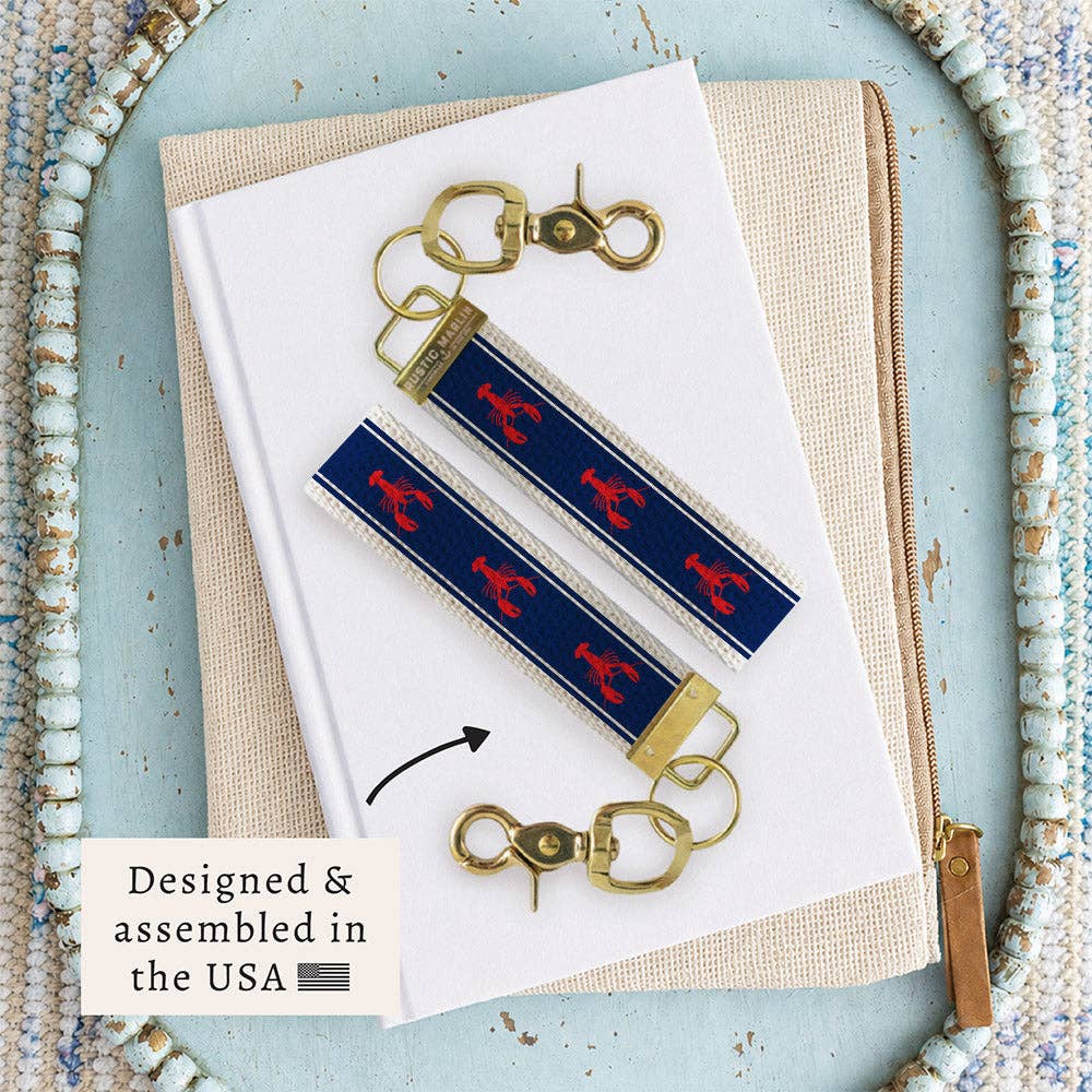 Lobster Stripe Keychain